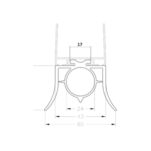 Bodemrubber voor DW contact kamer rond 25mm. 1 Bodemrubber voor DW contact kamer rond 25mm. 1