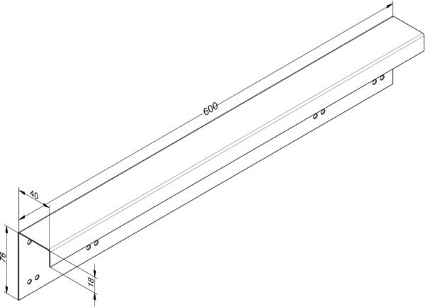 Eindstijl 610mm 40mm paneel. 1 scaled