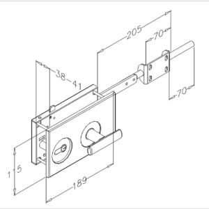 Opbouw cilinderslot. 1 Opbouw cilinderslot. 1