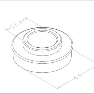 Kogellager 125 inch 64mm uitwendig. 1
