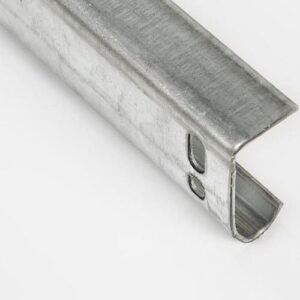 Looprail 222 rechtRVS 20mm L 6000mm