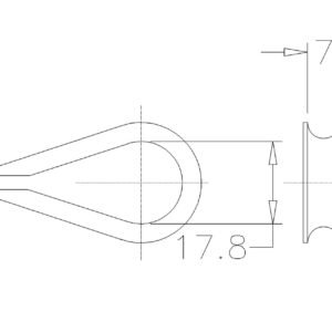Puntkous 3mm. 1