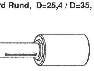 Crawford verloopas rond 35 mm naar 1 inch. 1
