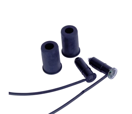 Optosensorset met LED indicatie kabel 105m05m red.hulzen 2112 en stekker