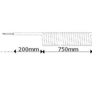 Spiraalkabel kort. 1