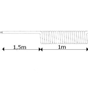 Spiraalkabel lang. 1