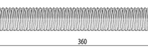 Trekveer veerlengte 360mm