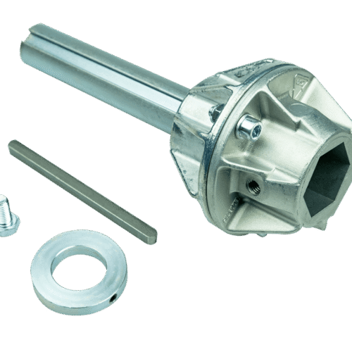 Verloopas voor Crawford zeskant as