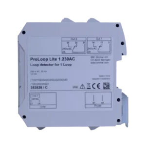 Lusdetector met display voor 1 inductielus type PROLOOP LITE 1230. 2