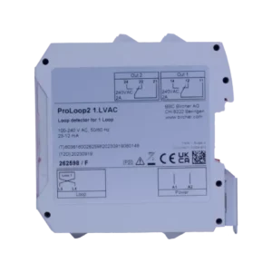 Lusdetector met display voor 1 inductielus type PROLOOP2 1230. 2