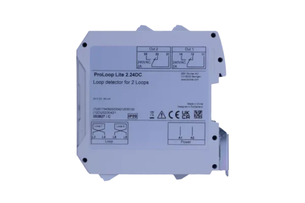 Lusdetector met display voor 2 inductielussen type PROLOOP LITE 224. 2