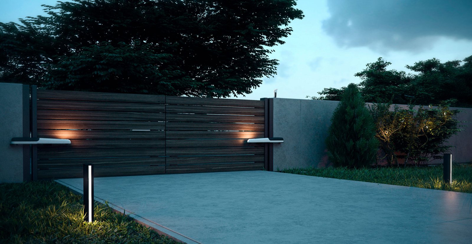 Draaipoortaandrijving