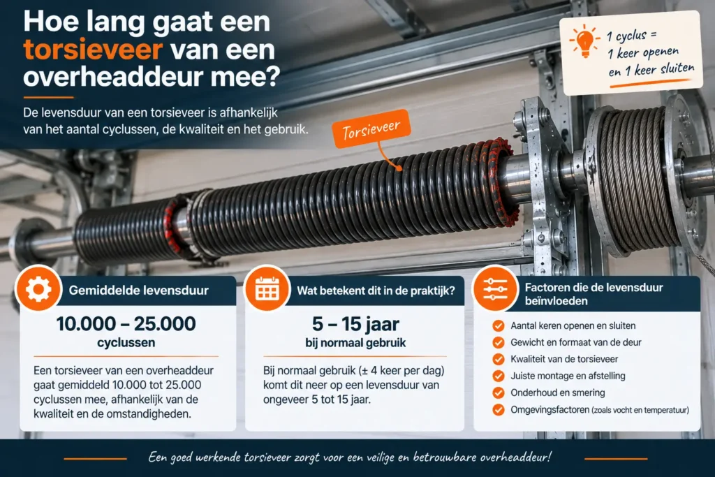 Levensduur van een torsieveer