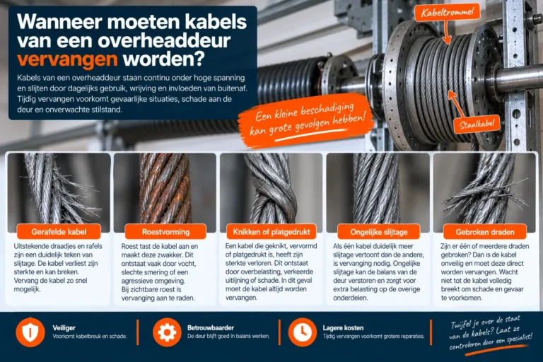 Overheaddeur Kabels Tijdig Vervangen