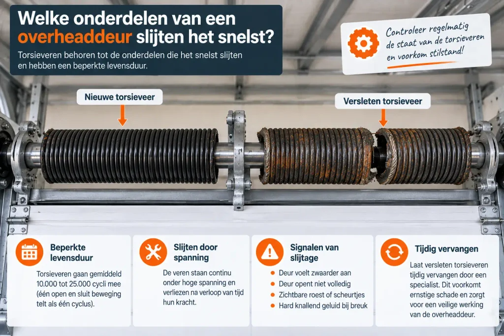 slijtage torsieveren
